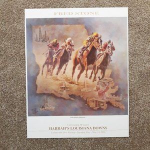 Fred Stone Horse Racing Poster Louisiana Passage